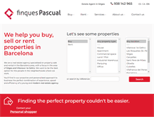 Tablet Screenshot of finquespascual.com